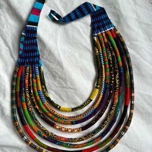 I bought that beautiful necklace in Rwanda , never worn !